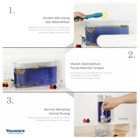  Youware Shennina Dispenser Kulkas