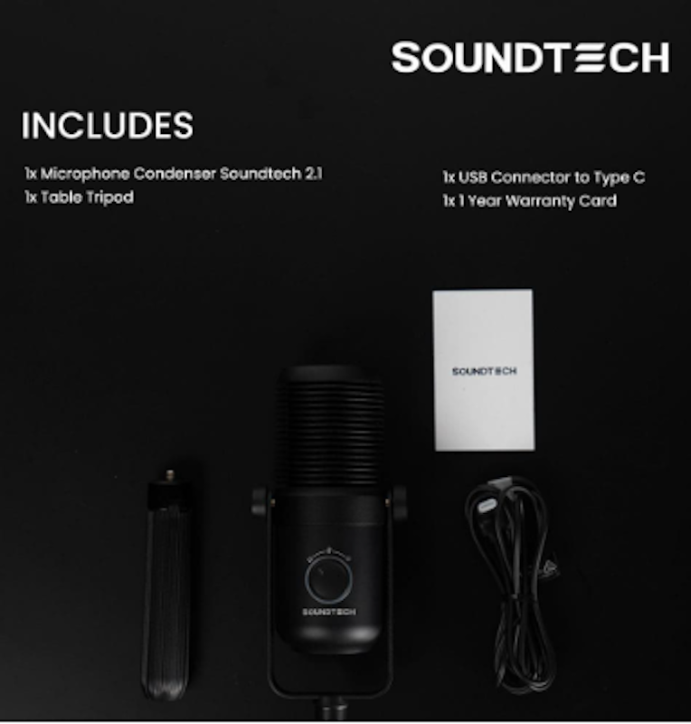 Soundtech 2.1 USB Condenser Microphone 5