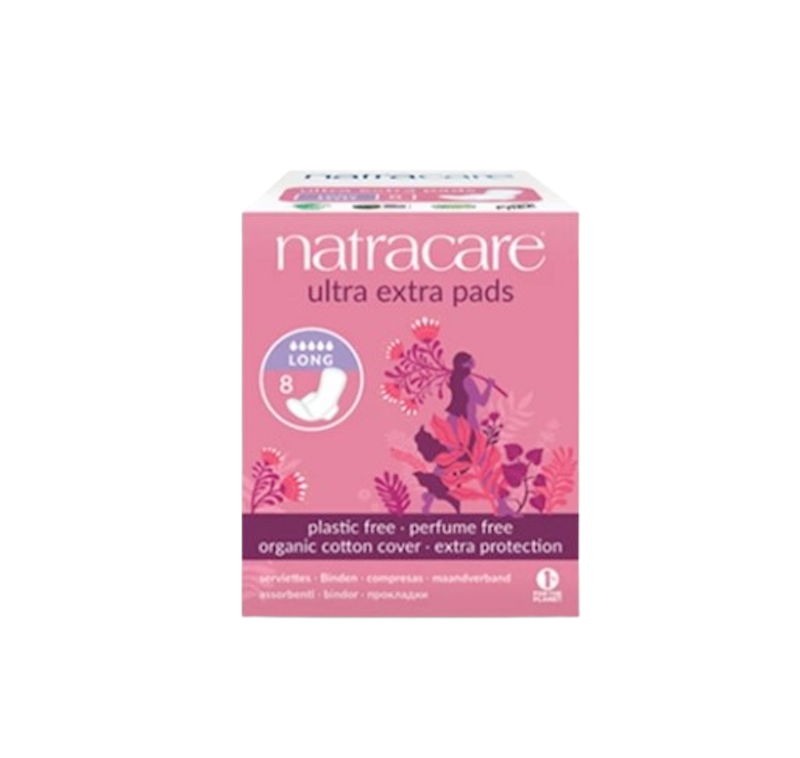 Natracare® Ultra Extra Long Pads with Wings 1