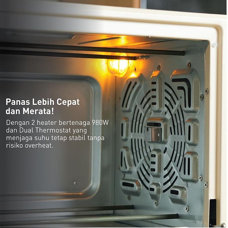 Idealife Makmur Idealife Multi Function Oven MO-3801