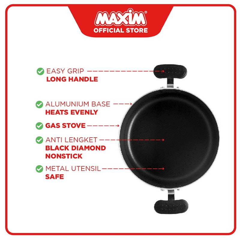 Maxim New Commercial Dutch Oven 22 cm 4