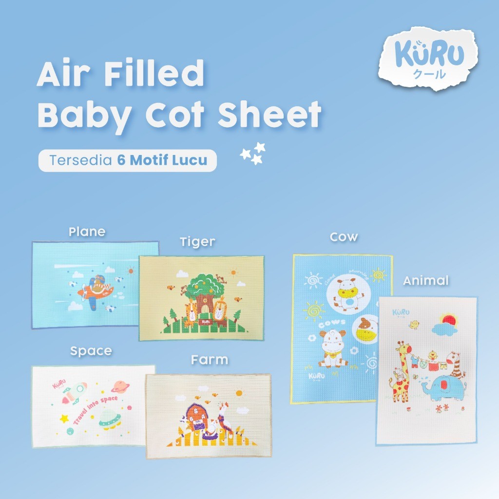 Kuru Baby Indonesia Kuru Baby Organic Healthy Cot Sheet