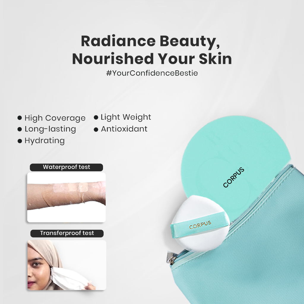 Luxe Cosmetics Indonesia CORPUS Oil-Free Radiance BB Cushion