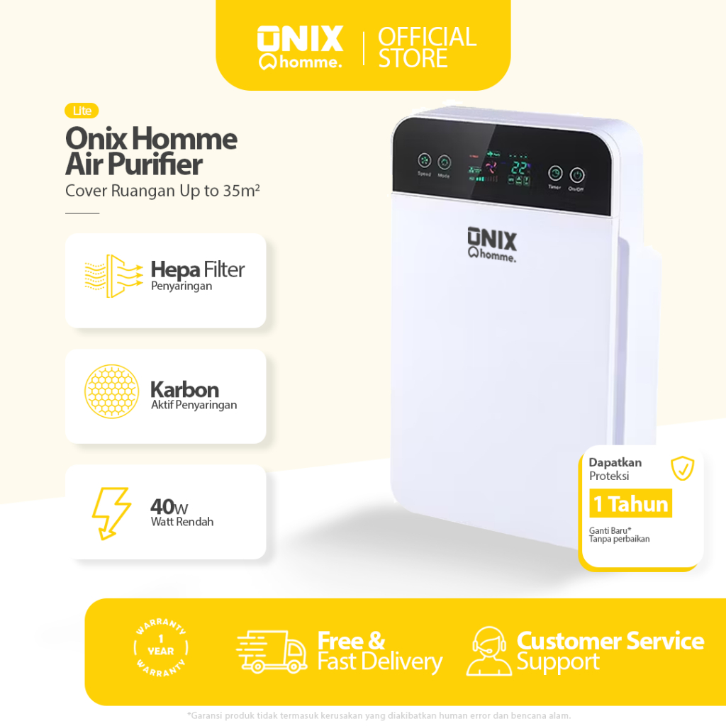  Onix Homme Air Purifier Lite