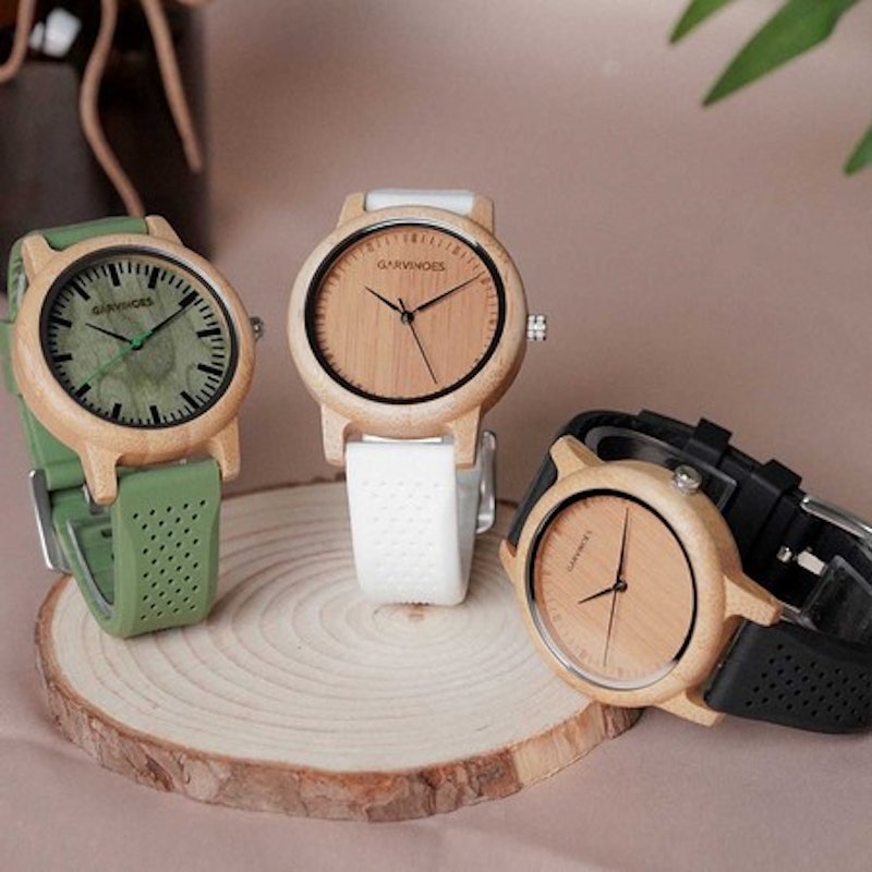 Garvinoes Jam Tangan Kayu Mocha Black 5