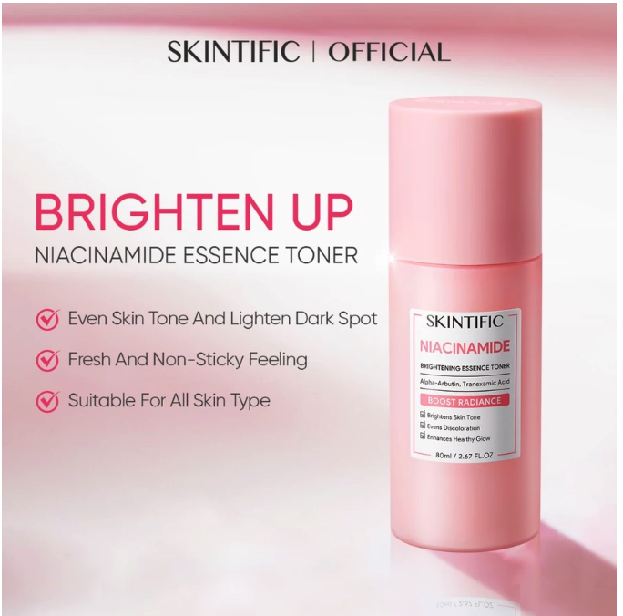 SKINTIFIC Cosmetics SKINTIFIC Niacinamide Brightening Essence Toner