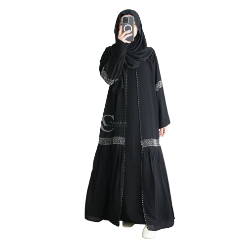Alaydrus Collection Abaya Hitam Naura 
