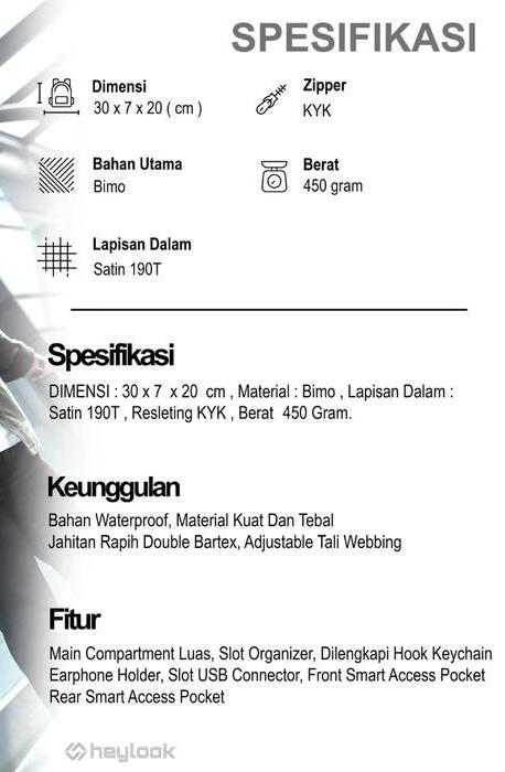  Heylook Gamma Sling Bag