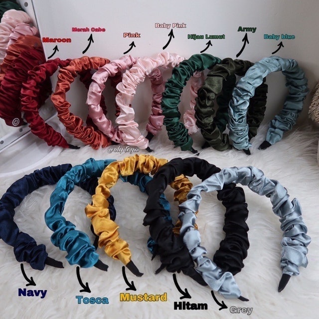  Bando Scrunchie Satin