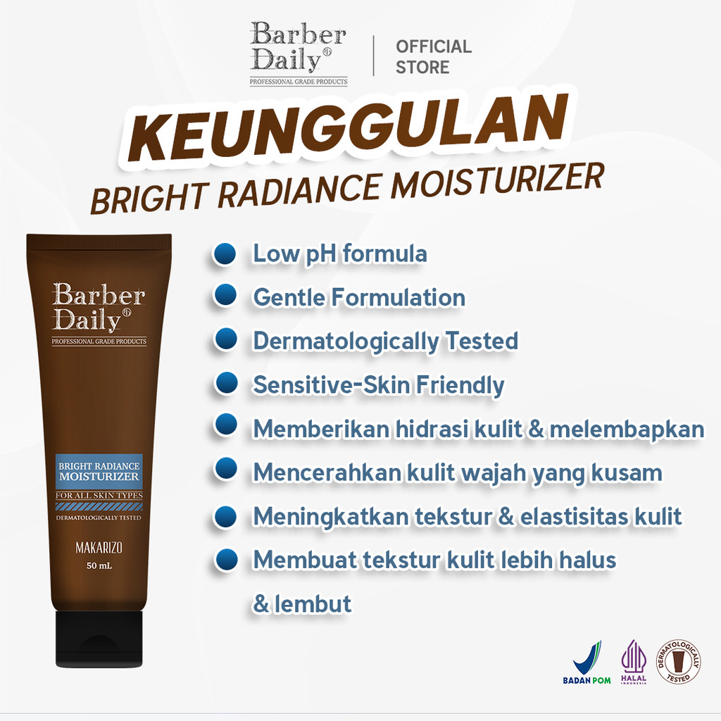 Akasha Wira International Barber Daily® Bright Radiance Moisturizer