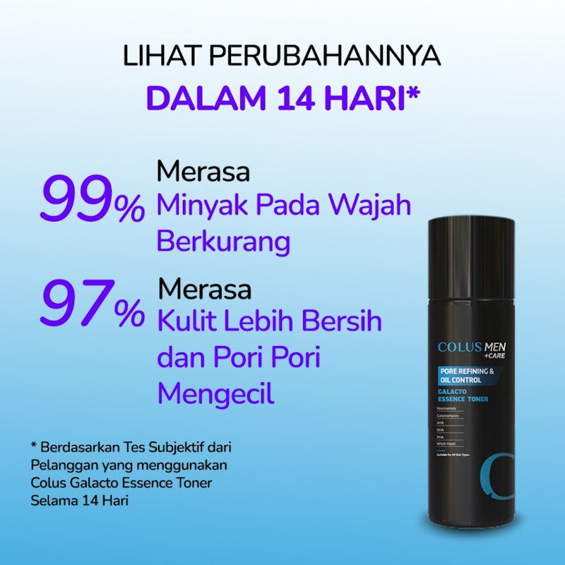 COLUS MEN Pore Refining & Oil Control Galacto Essence Toner 3