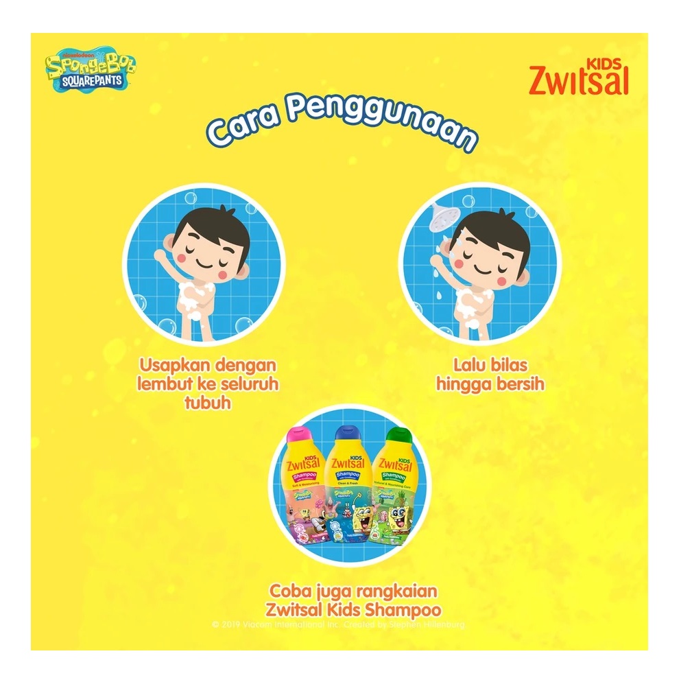 UNILEVER Indonesia Zwitsal Kids Sabun Bubble Bath Clean & Fresh 