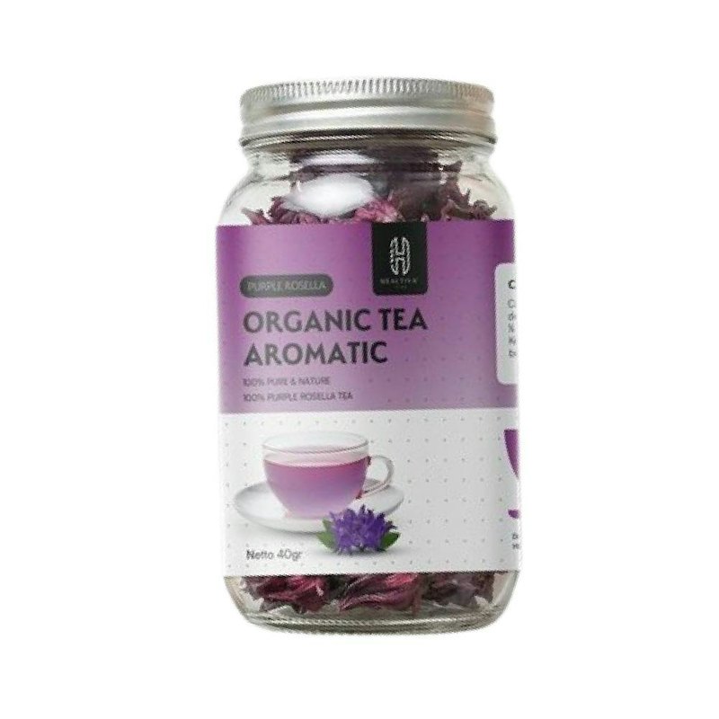 Healtiva Purple Rosella Organic Tea Aromatic 1
