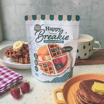 Nourish Kitchen Happy Breakie Gluten Free Pancake & Waffle Mix