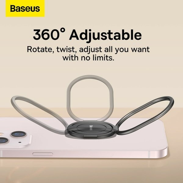 Rails Ring Stand Rotable Magnetic Phone Stand Holder