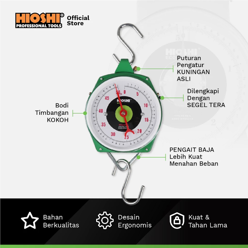 Hioshi Timbangan Gantung Eco 150 kg 4