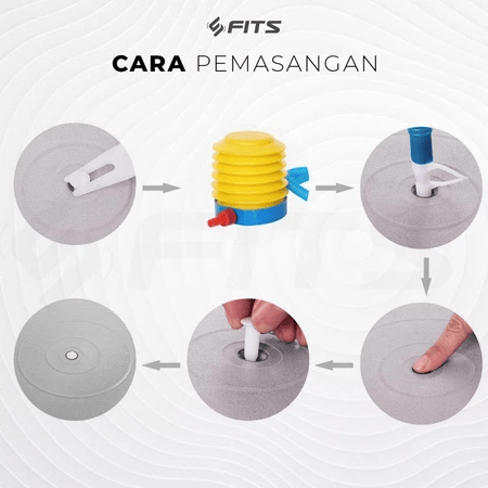 Dynamo Media Network FITS Gym Ball Half Massage Point