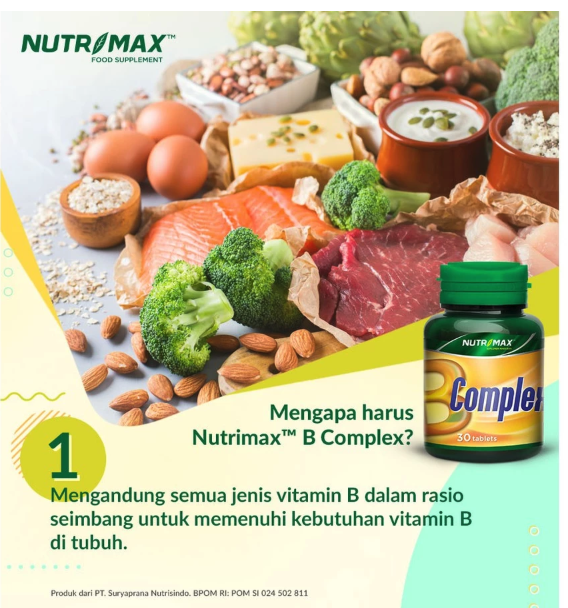 Suryaprana Nutrisindo Nutrimax B Complex