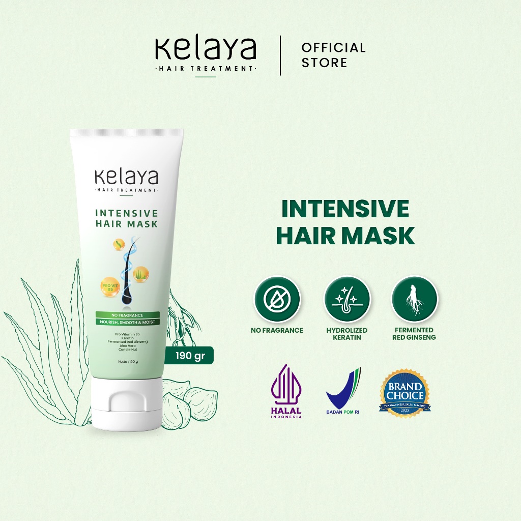 Sekawan Kosmetik Wasantara Kelaya Intensive Hair Mask 