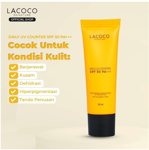 AVO Innovation Technology Lacoco Daily UV Counter SPF 50 PA+++
