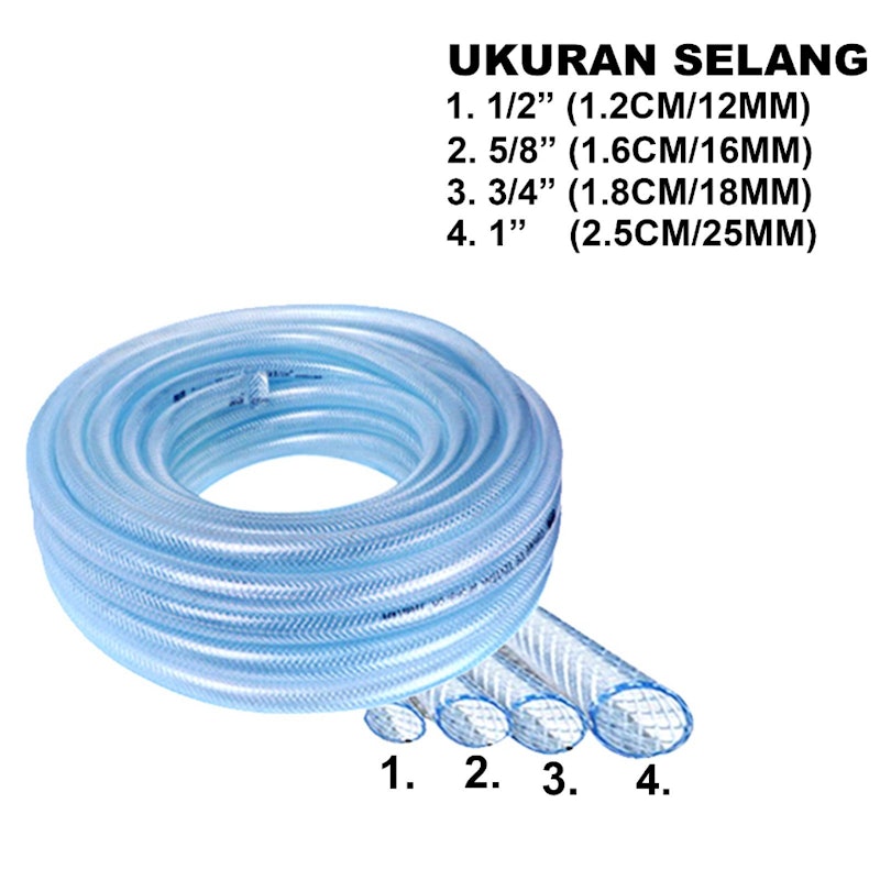 Bintang Selang Air Transparan 4