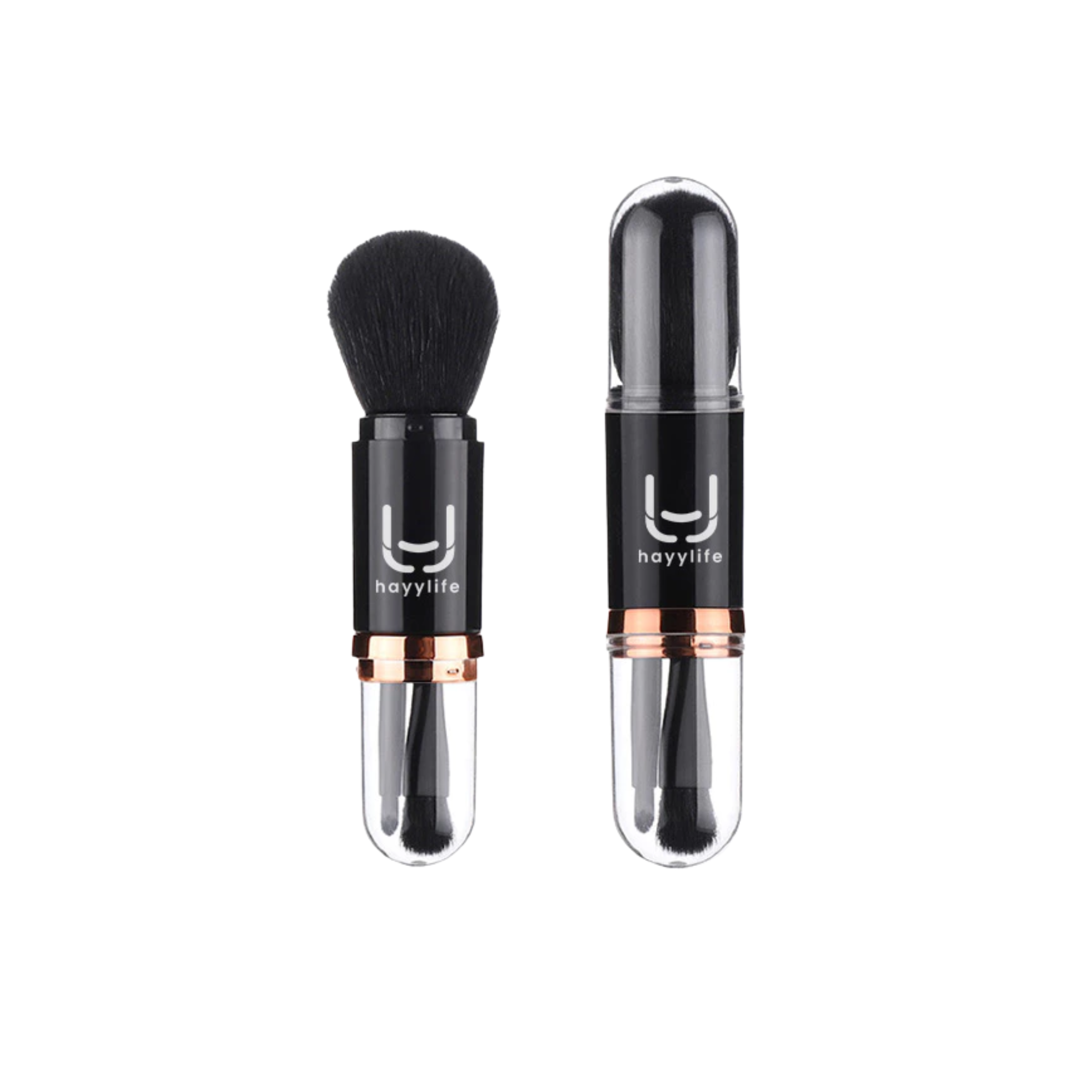 HAYYLIFE Portable Telescopic Brush Makeup 4 pcs   HL-BCB512