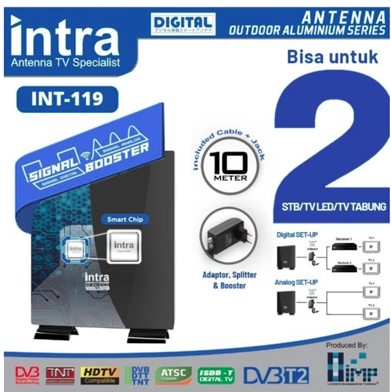 Intra Antena TV Digital 5