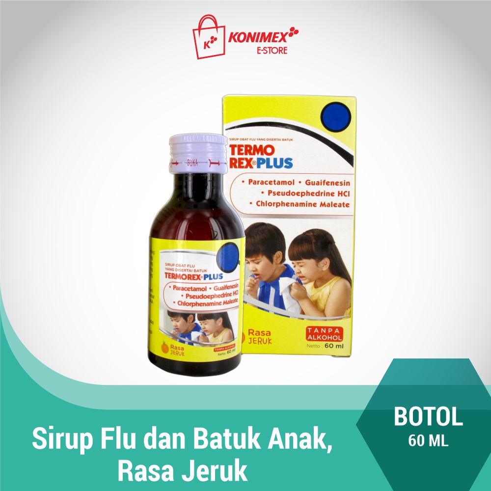 Konimex Termorex Plus Sirup Obat Flu dan Batuk