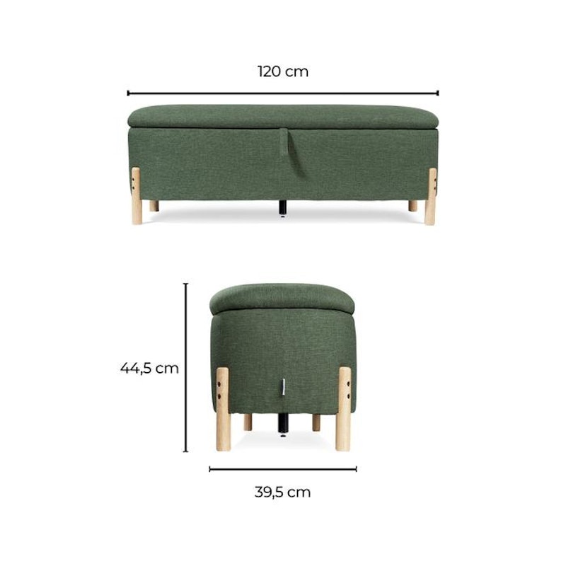 Isiruma PAO Bench Storage with Drawer 5