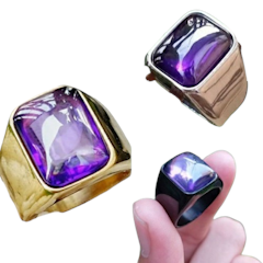 Cincin Kecubung Amathyst Brazil