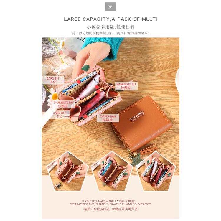 Smile Goddess Dompet Koin dan Kartu D03