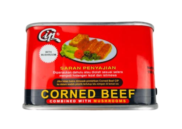 Kornet Daging Kombinasi dengan Jamur 2