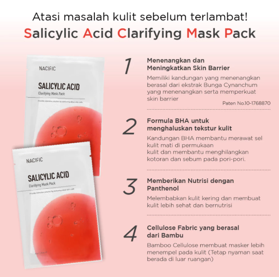 Abill Korea NACIFIC Salicylic Acid Clarifying Mask