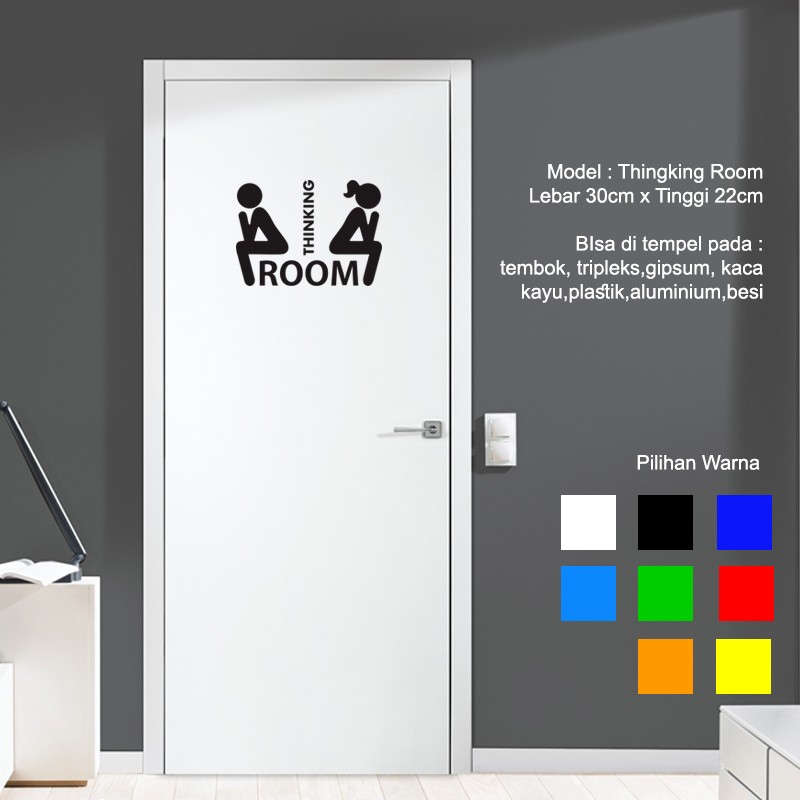 Ketokoku Cutting Sticker Thinking Room