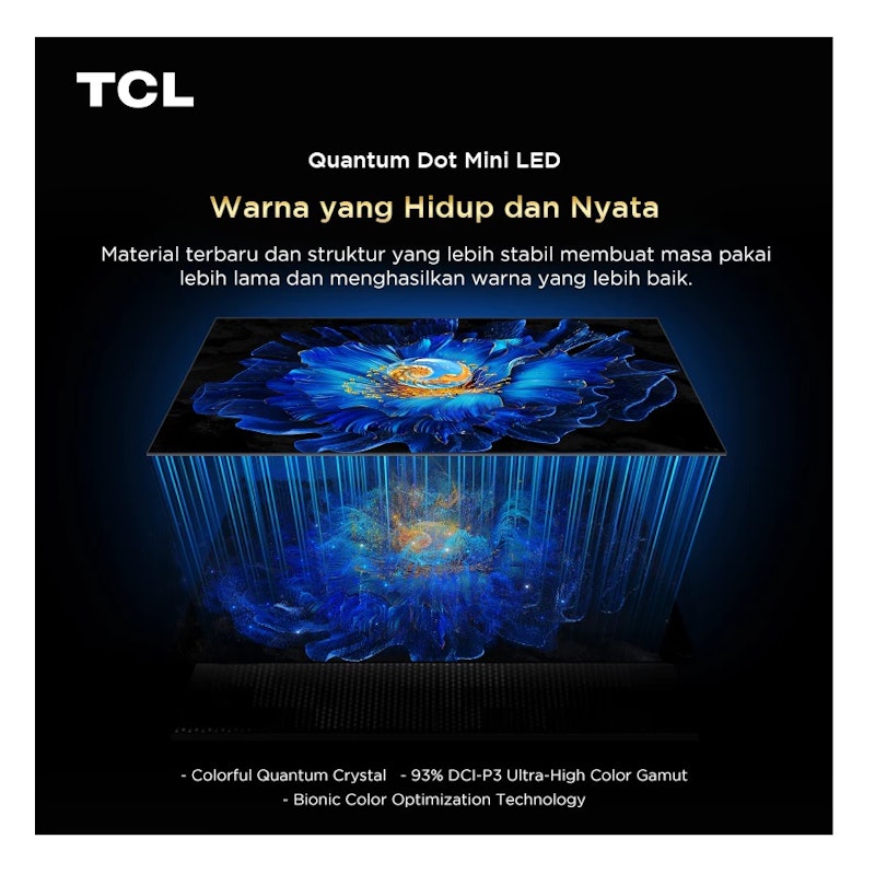 TCL 4K QQ-Mini LED TV 55 Inch 2
