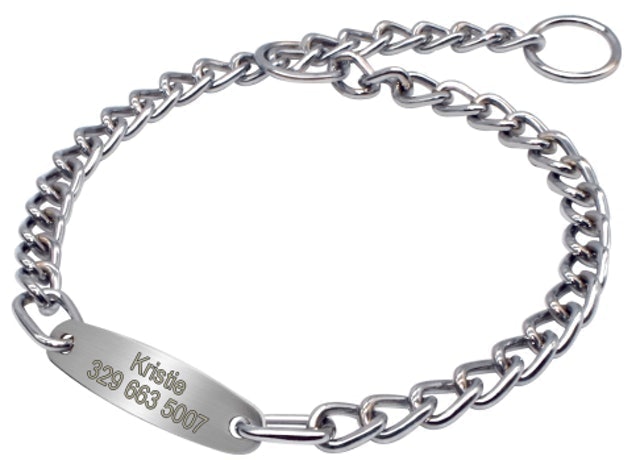Personalized Dog Chain Name Tag