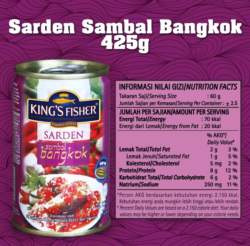 Bali Maya Permai King's Fisher Sarden Saus Bangkok 