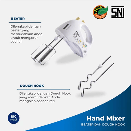 Kencana Gemilang Miyako Hand Mixer HM-620