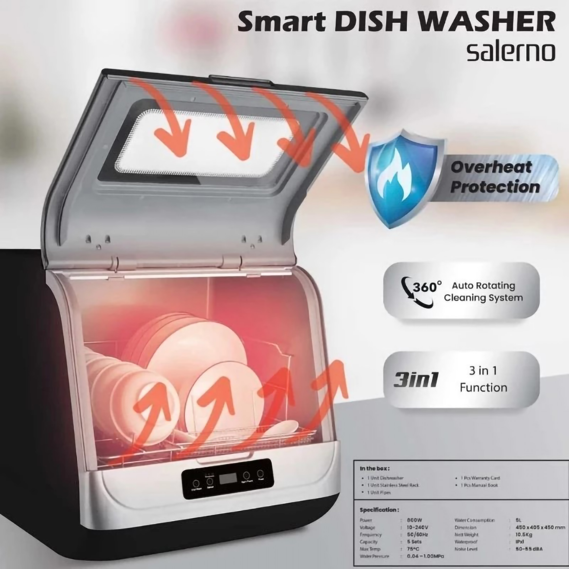 Bolde Inovasi Global BOLDe Smart Dishwasher Salerno