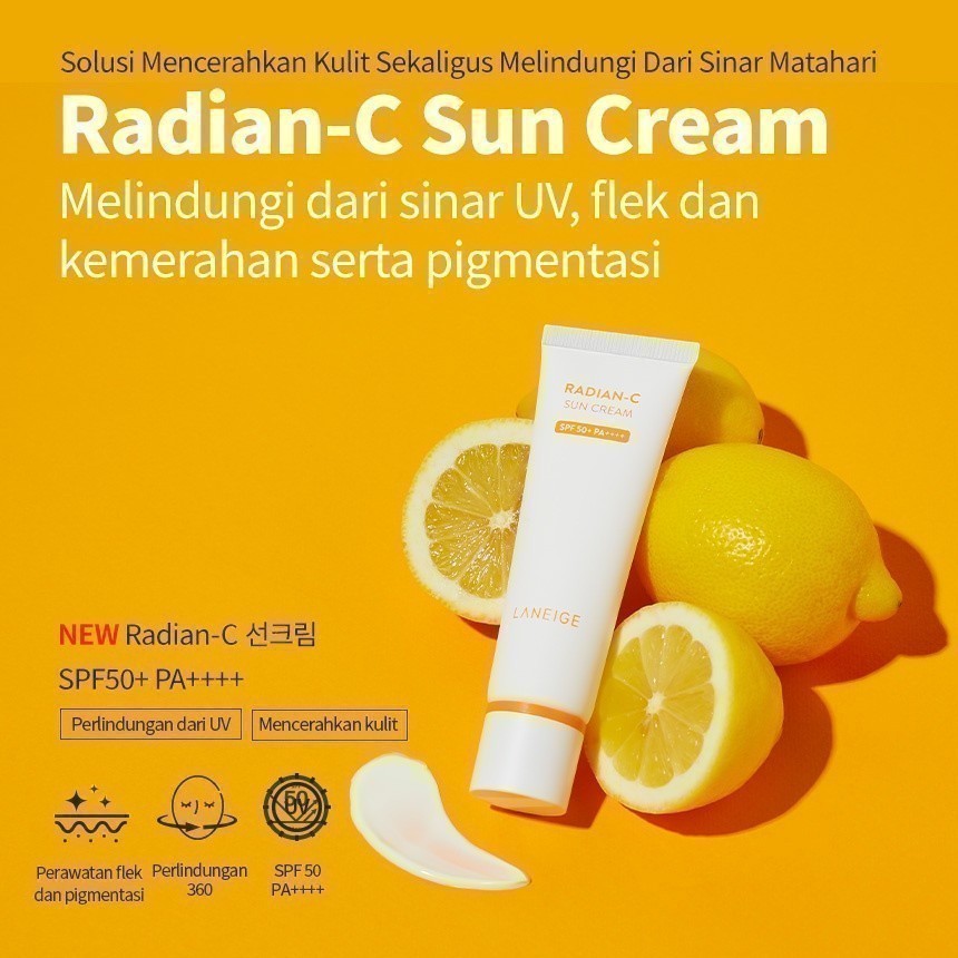 AmorePacific LANEIGE Radian-C Sun Cream SPF 50+ PA++++