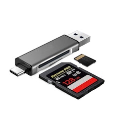 MeTiKo 2 in 1 Card Reader