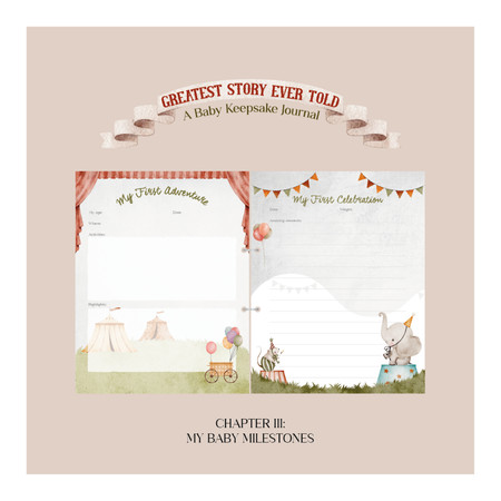  Paperie Lab A Baby Keepsake Journal