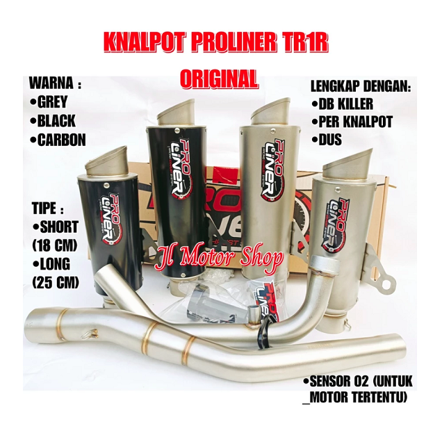 Proliner Exhaust ProLiner Knalpot TR-1R
