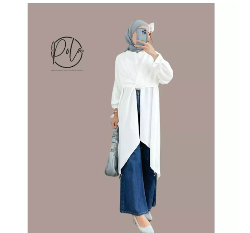 Pola Wear Clara Long Tunik Outer 3in1 3