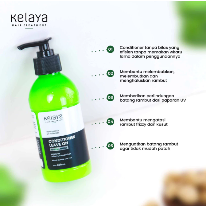 Inovasi Teknologi Kosmetika Kelaya Conditioner Leave On