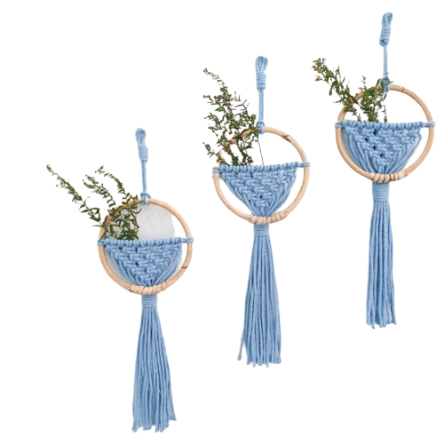 Puteri Macrame Hiasan Dinding Macrame Rotan