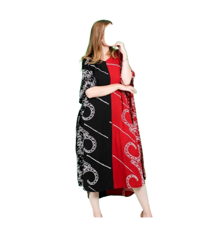 Batik Trusmi Daster Batik Baju Santai Busui Friendly Snow UMM 1