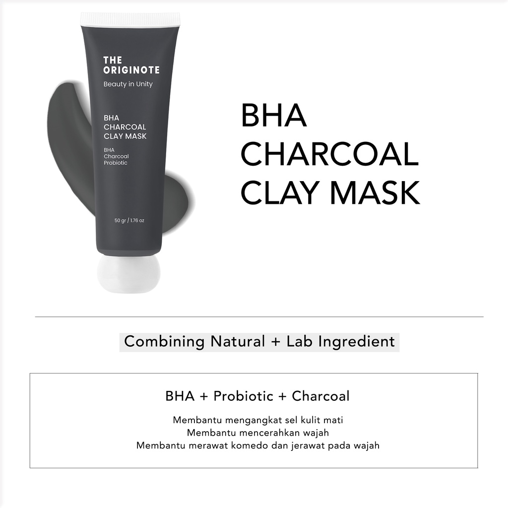 The Originote BHA Charcoal Clay Mask
