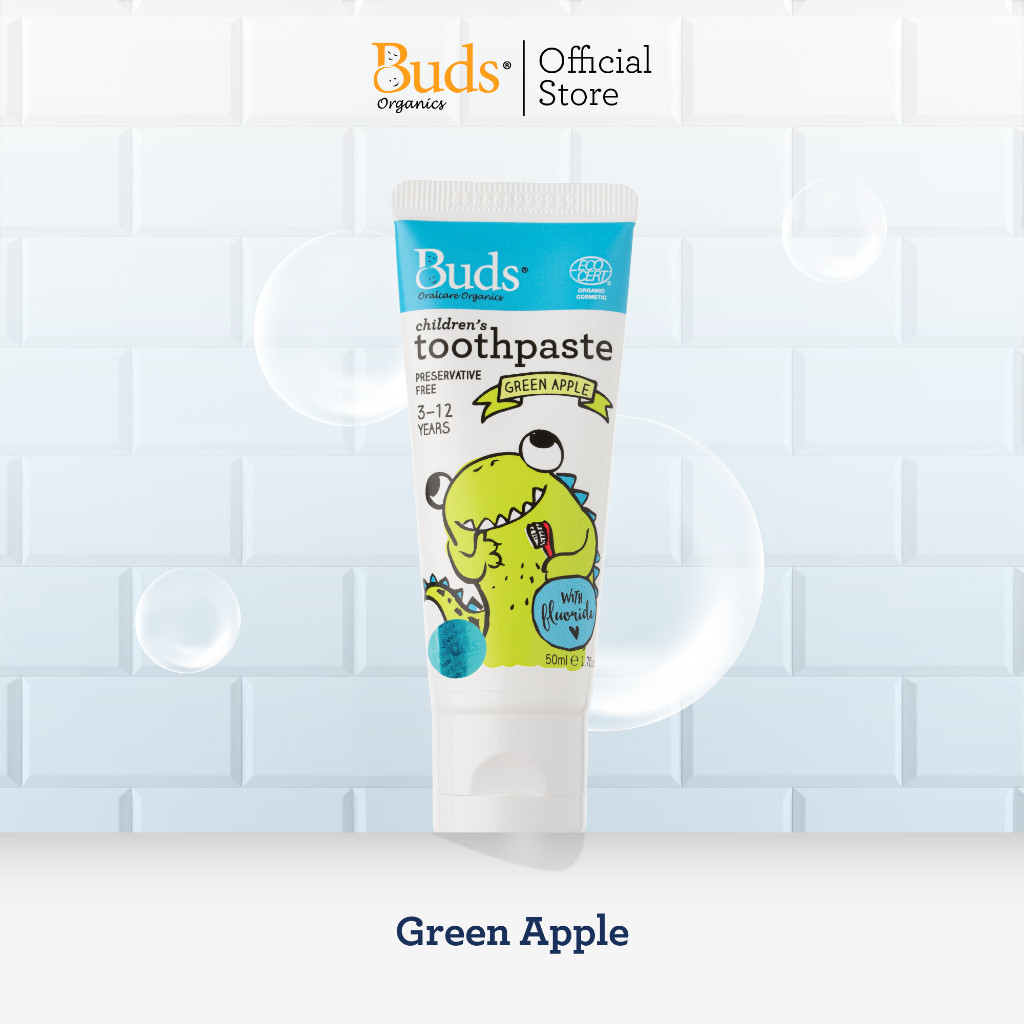 Inti Berkat Jaya Buds Organics Children's Toothpaste with Flouride