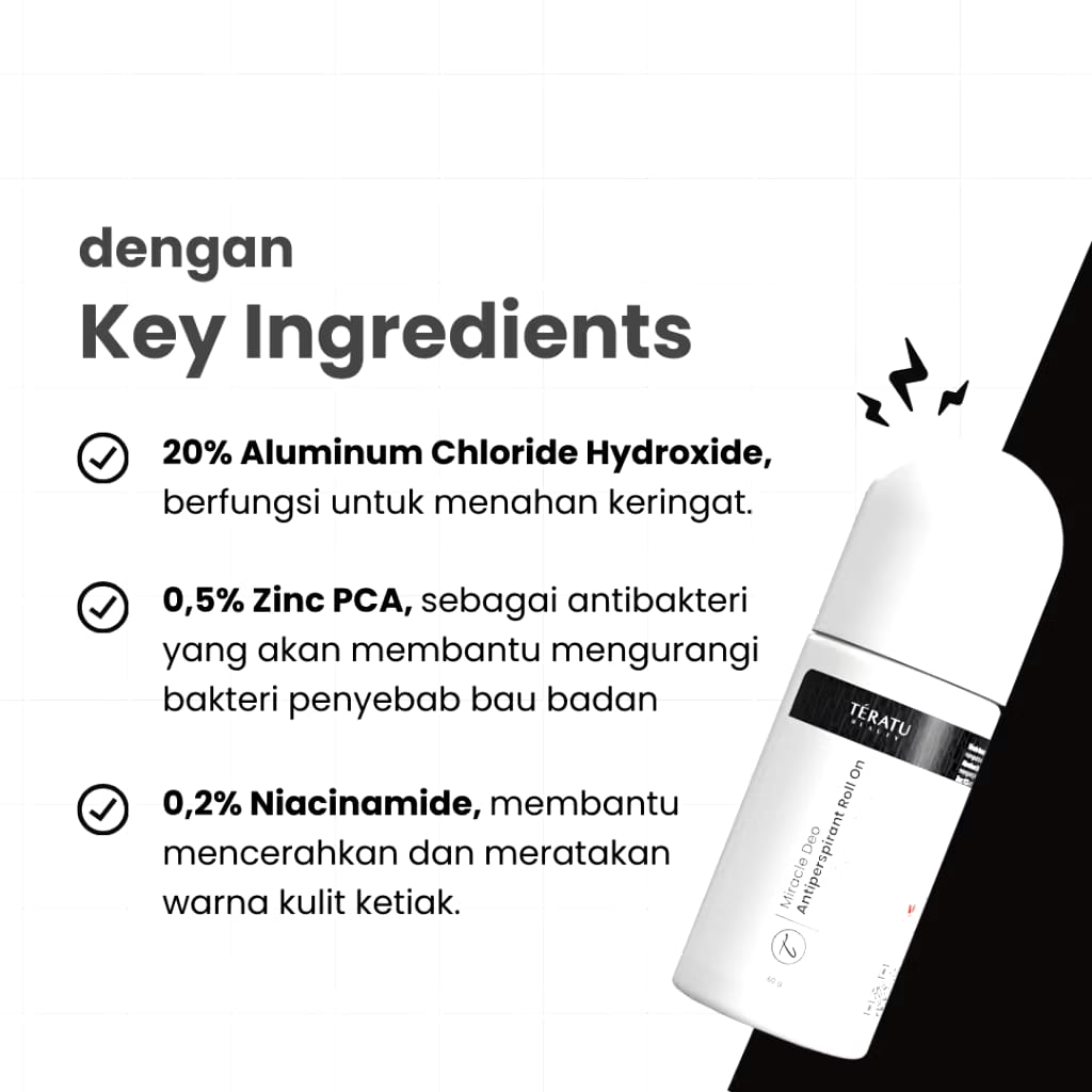 Fandi Universal Kosmekreasi Tératu Beauty Miracle Deo Natural Roll On 